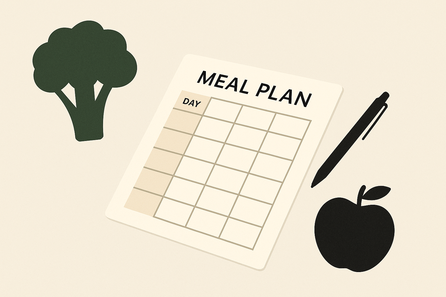 Plantilla para crear plan nutricional